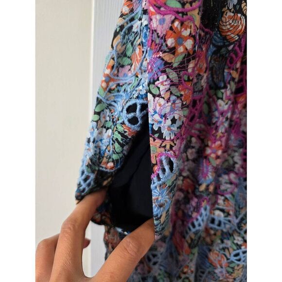 Anthropologie Clementina Eyelet Maxi Dress L - Picture 8 of 13